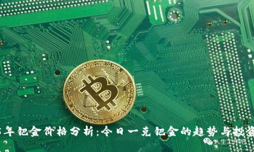 2025年钯金价格分析:今日一克钯金的趋势与投资价值