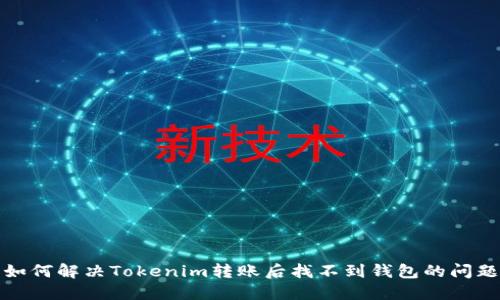 如何解决Tokenim转账后找不到钱包的问题